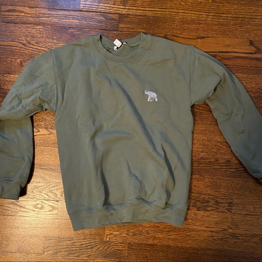 Elephant Stitched Crewneck